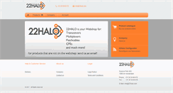 Desktop Screenshot of 22halo.com